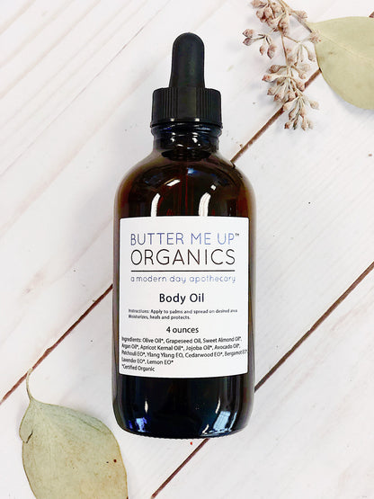 Organic Body Oil – Nourish, Hydrate, Glow