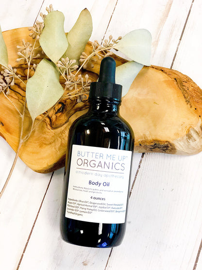 Organic Body Oil – Nourish, Hydrate, Glow